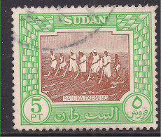 Sudan 1951 KGV1 5pt Saluka Farming Used SG 134 ( D328 ) - Soedan (...-1951)