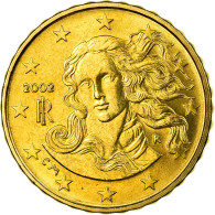 Italie, 10 Euro Cent, 2002, SUP, Laiton, KM:213 - Italie