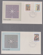 Australia 1980 Christmas X 2  First Day Cover - Oaklands Park Cancellation - Briefe U. Dokumente