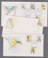 Australia 1980 Birds X 3 First Day Cover - Woodville SA & Salisbury Cancellation - Brieven En Documenten