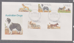 Australia 1980 Dogs First Day Cover - Morphett Vale SA  Cancellation - Cartas & Documentos