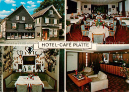 73843587 Wiehl Oberbergischer Kreis Hotel Cafe Platte Gastraeume  - Wiehl