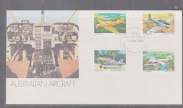 Australia 1980 Aircraft First Day Cover - Bordertown Cancellation - Briefe U. Dokumente