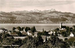 73810938 Wasserburg Bodensee Panorama Blick Zu Den Alpen Wasserburg Bodensee - Wasserburg A. Bodensee