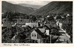 73810905 Ilsenburg Harz Ortsansicht Mit Blick Zum Brocken Ilsenburg Harz - Ilsenburg