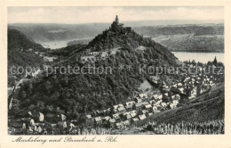 73810752 Braubach Rhein Die Marksburg Panorama Braubach Rhein - Braubach