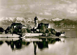 72750034 Wasserburg Bodensee Kirchenpartie Am See Wasserburg (Bodensee) - Wasserburg (Bodensee)