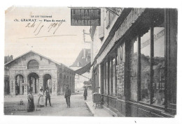 GRAMAT - 46 - Place Du Marché - Librairie Au 1er Plan - CPA TRES RARE - TOUL 1 - - Gramat