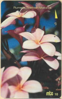 Northern Mariana Islands - NMN-MM-15, Plumeria, Saipan, Palm-trees, Shells, Sunsets, 1996, Used - Mariannes
