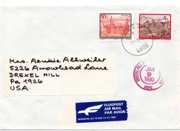 75086 - Österreich - 1989 - 10S Stift Wilten MiF A LpBf WELS -> DREXEL HILL PA (USA) - Covers & Documents