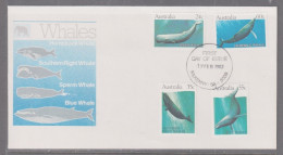 Australia 1982 - Whales First Day Cover - Kilkenny SA Cancellation - Briefe U. Dokumente