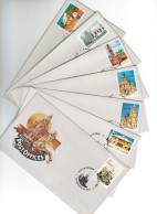 Australia 1982 - Historical Post Offices Set SEVEN  First Day Covers - Briefe U. Dokumente