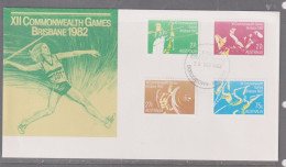 Australia 1982 - Commonwealth Games  First Day Cover - Cancellation Bordertown SA - Briefe U. Dokumente