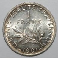 GADOURY 467 - 1 FRANC 1901 TYPE SEMEUSE - SUP - KM 844.1 - 1 Franc