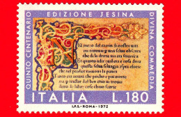 Nuovo - MNH - ITALIA - 1972 - 500 Anni Delle Prime Tre Edizioni Della Divina Commedia - Edizione Di Jesi - 180 L. - 1971-80: Neufs