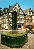 72746066 Dillenburg Oranierstadt Brunnen In Hauptstrasse Fachwerk Dillenburg - Dillenburg