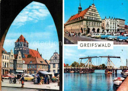 72742947 Greifswald Rathaus Wieker-Bruecke Greifswald - Greifswald