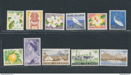 1960 COOK ISLANDS, Stanley Gibbons N. 163/73 - Serie Di 11 Valori - MNH** - Autres & Non Classés