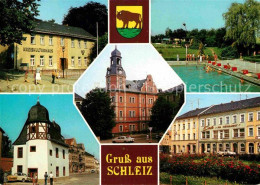 72742162 Schleiz Kreikulturhaus Freibad Historische-Muenze Neumarkt Schleiz - Schleiz