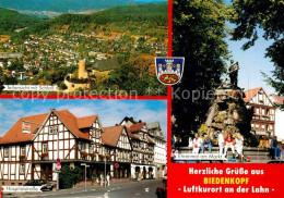 72742076 Biedenkopf Fliegeraufnahme Schloss Hospitalstrasse Ehrenmal Am Markt Bi - Biedenkopf