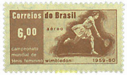 47999 MNH BRASIL 1960 CAMPEONATOS DEL MUNDO DE TENIS FEMENINO EN WIMBLEDON - Ongebruikt