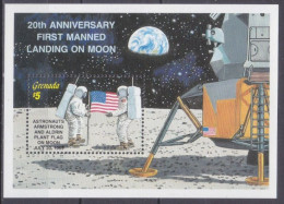 1989 Grenada 2020/B226 20th Anniversary Of Apollo 11 7,50 € - Nordamerika