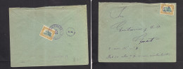 GUATEMALA. 1906 (11 Febr) GPO Local Reverse Fkd Envelope + Cartero Nº11 Cachet. Fine. - Guatemala