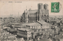 FRANCE - Reims - Vue Générale De La Cathédrale  - Carte Postale Ancienne - Reims