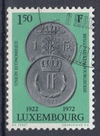 LUXEMBOURG 841,used,falc Hinged - Gebruikt