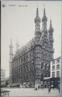 BELGIUM BELGIQUE LOUVAIN MUNICIPALIY SQUARE TOWNHALL POSTKAART POSTCARD CARTE POSTALE POSTKARTE CARTOLINA ANSICHTSKARTE - Avenues, Boulevards