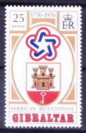 Bicentenary Of American Revolution, Coats Of Arms, Gibraltar 1976 MNH - Us Independence