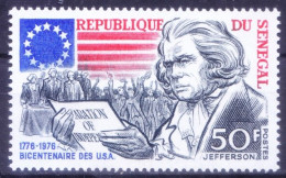 Senegal 1976 MNH, Bicentenary Of Independence Of United States - Unabhängigkeit USA