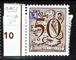 1958  **  Cdf  LV 1  Tache Patte - 1961-1990