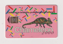 CZECH REPUBLIC - Chameleon Chip Phonecard - Repubblica Ceca