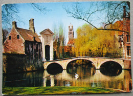 BELGIUM BELGIQUE BRUGGE BEGIJNHOF BRIDGE POSTKAART POSTCARD CARTE POSTALE POSTKARTE CARTOLINA ANSICHTSKARTE - Prachtstraßen, Boulevards