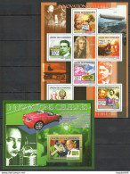 Uc364 2009 Comoros Famous People Innovations Technologies Bl+Kb Mnh - Andere & Zonder Classificatie