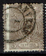 25A  Obl  Décentré  Dc Anvers  100 - 1866-1867 Piccolo Leone