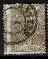 25A  Obl  Décentré  Dc Anvers  100 - 1866-1867 Petit Lion (Kleiner Löwe)