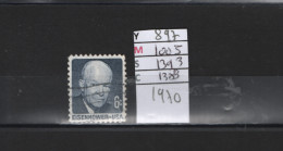 PRIX FIXE Obl 897 YT 1005 MC 1393 SCO 1383 GIB Eisenhower  1970  Etats Unis 58A/13 - Used Stamps