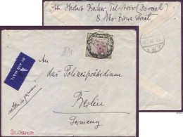 Israel Tel Aviv Cover To Germany 1950 - Air Mail - Covers & Documents