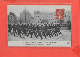 FUNERAILLES Des Victimes Du Liberté Cpa Animée Les Marins Anglais De L ' Exmouth     Edit ELD - Begrafenis