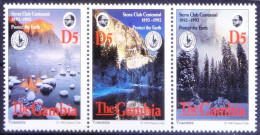 Gambia 1993 MNH Strip, Yosemite National Park In USA - Natuur