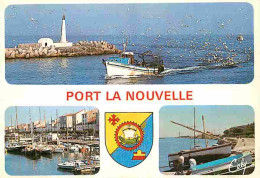 11 - Port La Nouvelle - Multivues - Bateaux - Blasons - CPM - Voir Scans Recto-Verso - Port La Nouvelle