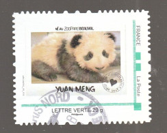 MONTIMBRAMOI NEES AU ZOO DE BEAUVAL PANDA YUAN MENG OBLITERE - Used Stamps