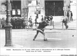 AHVP11-0956 - GREVE - Paris - Manifestation Du 23 Mars Contre Le Demantèlement De La Sidérurgie  - Grèves