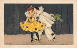 AHCP13-0056- PIERROT ET COLOMBINE PAR ILLUSTRATEUR HARDY - Hardy, Florence