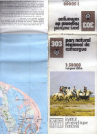 Cartes Routière, N° 303 Parc Régional De Camargue, édition IGN, 1984 - Cartes Routières