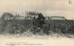 FRANCE - Pauillac (Médoc) - Vue Générale à L'extérieur Du Château Grand Puy Lacoste - Carte Postale Ancienne - Pauillac