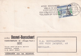 1968 Desmet Buysschaert Gent La Bouillonnaise Bouillon Bestelling Commande Septembre 1968 - Briefe U. Dokumente