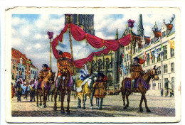 Image 12 X 7.8 Belgique Folklore Belge Belgische Folklore MALINES Procession De Notre-Dame D'Hanswyck, En 1938. Groupes* - Côte D'Or